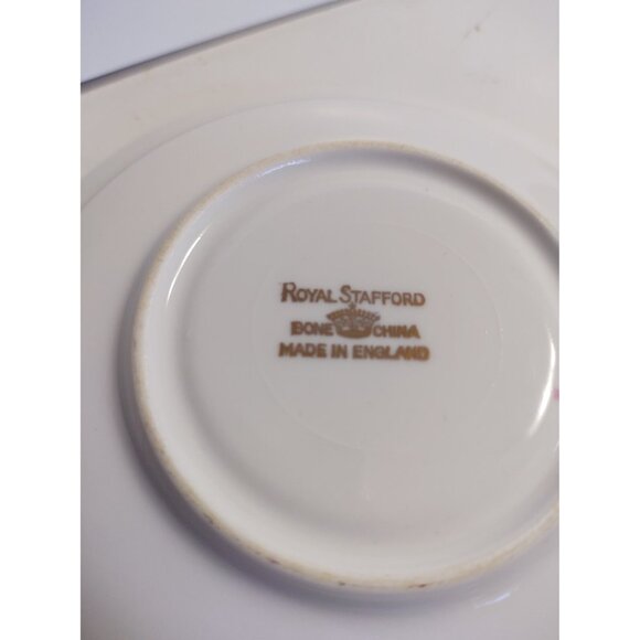 Royal Stafford England Tea Cup & Saucer set #1841 Floral Bouquet - Picture 12 of 16